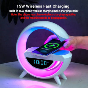 Led Wireless Charger Speaker