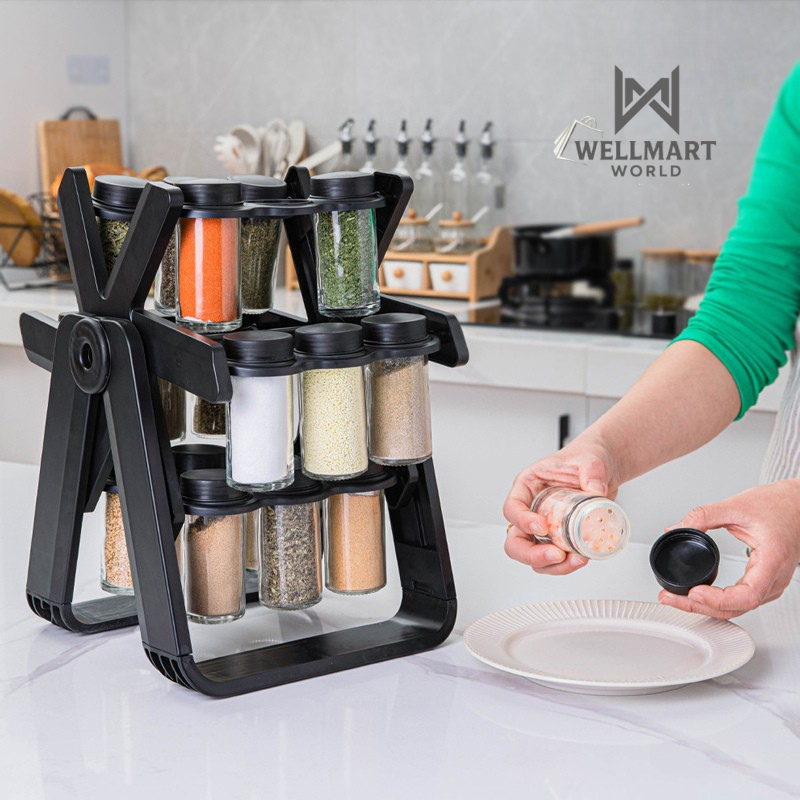 18 Jar Rotating Spice Rack